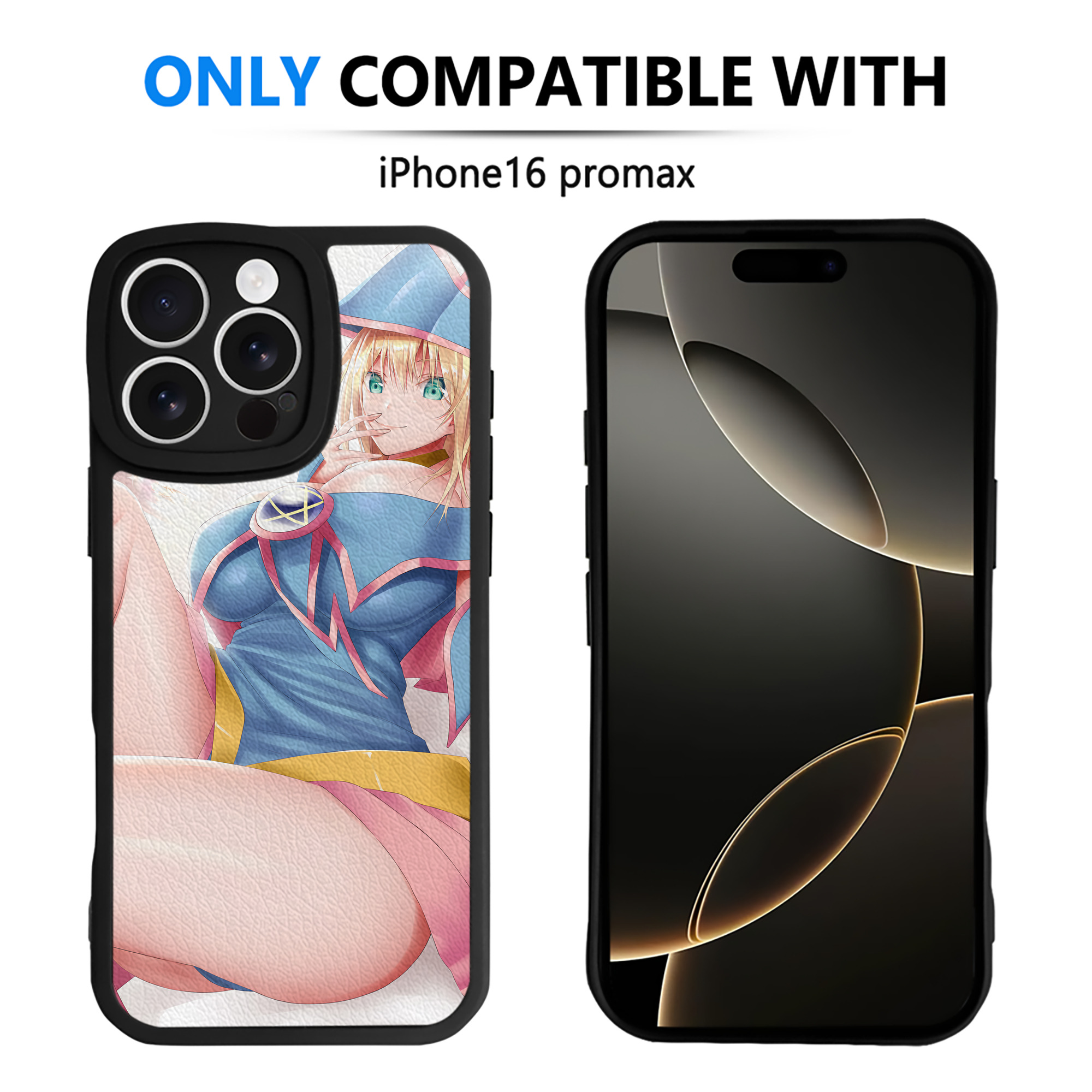 （画像用） 遊☆戯☆王 Yu-Gi-Oh! 【iPhone 16シリーズ対応】シリコンスマホケース（レザー調） 材質：シリコン
